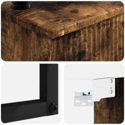 Basin de lavage mural Chêne fumé 40 x 35 x 39 cm 633502633502