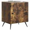 Cabinet de chevet 2 pcs Chêne fumé 43 x 34,5 x 50 cm 633504633504