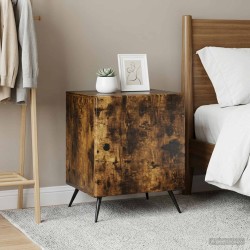 Cabinet de chevet 2 pcs Chêne fumé 43 x 34,5 x 50 cm 633504633504