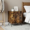 Cabinet de chevet 2 pcs Chêne fumé 43 x 34,5 x 50 cm 633504633504