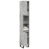 Armoire de salle de bain gris béton 30x30x190 cm 633507633507