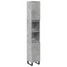 Armoire de salle de bain gris béton 30x30x190 cm 633507633507