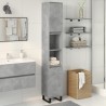 Armoire de salle de bain gris béton 30x30x190 cm 633507633507