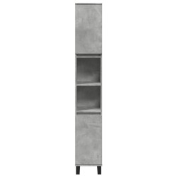 Armoire de salle de bain gris béton 30x30x190 cm 633507633507
