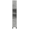 Armoire de salle de bain gris béton 30x30x190 cm 633507633507