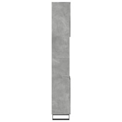 Armoire de salle de bain gris béton 30x30x190 cm 633507633507
