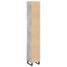 Armoire de salle de bain gris béton 30x30x190 cm 633507633507