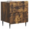 Cabinet de chevet 2 pcs Chêne fumé 43 x 34,5 x 49,5 cm 633510633510