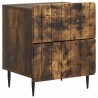 Cabinet de chevet 2 pcs Chêne fumé 43 x 34,5 x 49,5 cm 633510633510