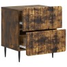 Cabinet de chevet 2 pcs Chêne fumé 43 x 34,5 x 49,5 cm 633510633510