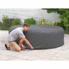 Bestway Housse Gris Ø236 x 71 cm PVC et POM 633511633511