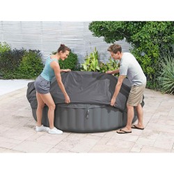 Bestway Housse Gris Ø236 x 71 cm PVC et POM 633511633511