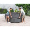 Bestway Housse Gris Ø236 x 71 cm PVC et POM 633511633511
