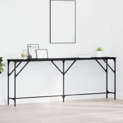Table console Chêne noir 200 x 29 x 75 cm 633514633514