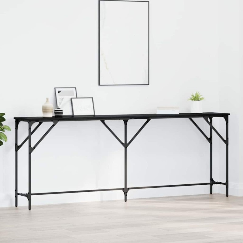 Table console Chêne noir 200 x 29 x 75 cm 633514633514