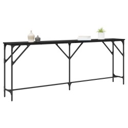 Table console Chêne noir 200 x 29 x 75 cm 633514633514
