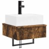 Basin de lavage mural Chêne fumé 40 x 41 x 39 cm 633516633516