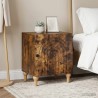 Cabinet de chevet 2 pcs Chêne fumé 43 x 34,5 x 50 cm 633519633519