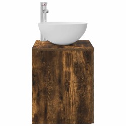 Vanité de lavabo mural Chêne fumé 49,5 x 41 x 64,5 cm 633525633525