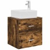 Vanité de lavabo mural Chêne fumé 49,5 x 41 x 63 cm 633526633526