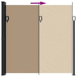 Auvent latéral rétractable taupe 200x300 cm 633528633528