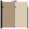 Auvent latéral rétractable taupe 200x300 cm 633528633528