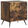 Cabinet de chevet 2 pcs Chêne fumé 43 x 34,5 x 47,5 cm 633529633529