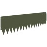 Bordure de Pelouse 10 pcs 103 x 30 cm Acier Vert olive 633532633532