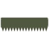 Bordure de Pelouse 10 pcs 103 x 30 cm Acier Vert olive 633532633532