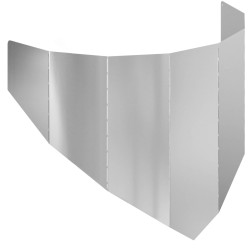 Bordure de Pelouse 100 x 45 cm Acier Argenté 633535633535