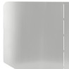 Bordure de Pelouse 100 x 45 cm Acier Argenté 633535633535