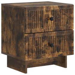Cabinet de chevet 2 pcs Chêne fumé 43 x 34,5 x 47,5 cm 633536633536