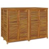Boîte de rangement de jardin 140x87x104 cm bois massif d'acacia 633543633543