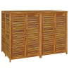 Boîte de rangement de jardin 140x87x104 cm bois massif d'acacia 633543633543