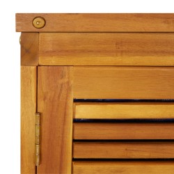 Boîte de rangement de jardin 140x87x104 cm bois massif d'acacia 633543633543