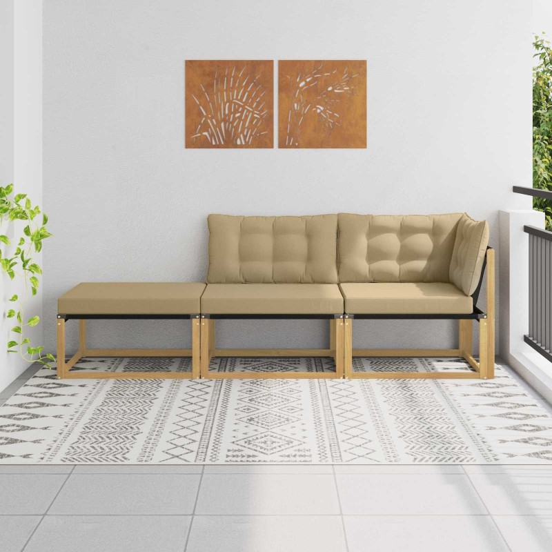 Unité de canapé sectionnel Blanc 241,5 x 83 x 73 cm 633547633547