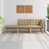 Unité de canapé sectionnel Blanc 241,5 x 83 x 73 cm 633547633547