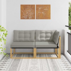 Unité de canapé sectionnel Blanc 162,5 x 83 x 73 cm 633548633548