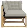 Unité de canapé sectionnel Blanc 162,5 x 83 x 73 cm 633548633548