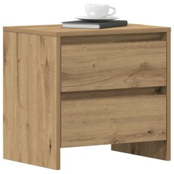 Cabinet de chevet 2 pc Chêne artisanal 45 x 34 x 44,5 cm 633555633555