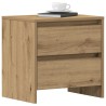 Cabinet de chevet 2 pc Chêne artisanal 45 x 34 x 44,5 cm 633555633555
