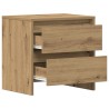 Cabinet de chevet 2 pc Chêne artisanal 45 x 34 x 44,5 cm 633555633555