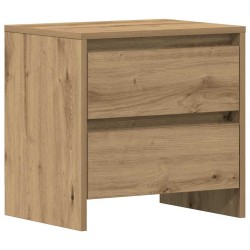 Cabinet de chevet 2 pc Chêne artisanal 45 x 34 x 44,5 cm 633555633555