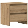 Cabinet de chevet 2 pc Chêne artisanal 45 x 34 x 44,5 cm 633555633555