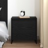 Cabinet de chevet Chêne noir 45 x 34 x 44,5 cm 633557633557