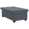 Canapé-Lit Gris foncé 194 x 67 x 82 cm Velours 633564633564