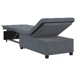 Canapé-Lit Gris foncé 194 x 67 x 82 cm Velours 633564633564