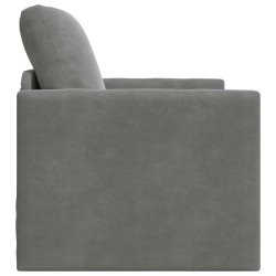 Canapé-Lit Gris foncé 74 x 77 x 81 cm Velours 633565633565