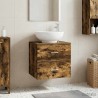 Vanité de lavabo mural Chêne fumé 49,5 x 44,5 x 66,5 cm 633566633566