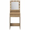 Table de Toilette Chêne artisanal 50 x 41 x 135 cm 633568633568